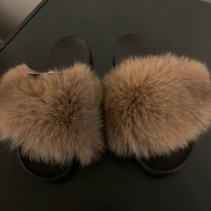 Fox Fur Slides